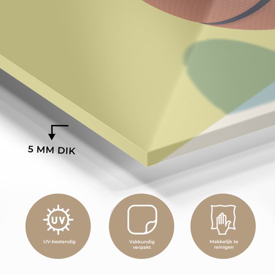 Peinture sur verre - Un ballon de basket dans un environnement coloré - 180x120 cm - Peintures sur Verre Peintures - Photo sur Glas