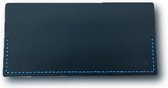 Portefeuille Vacavaliente S3 - Zwart avec coutures bleues