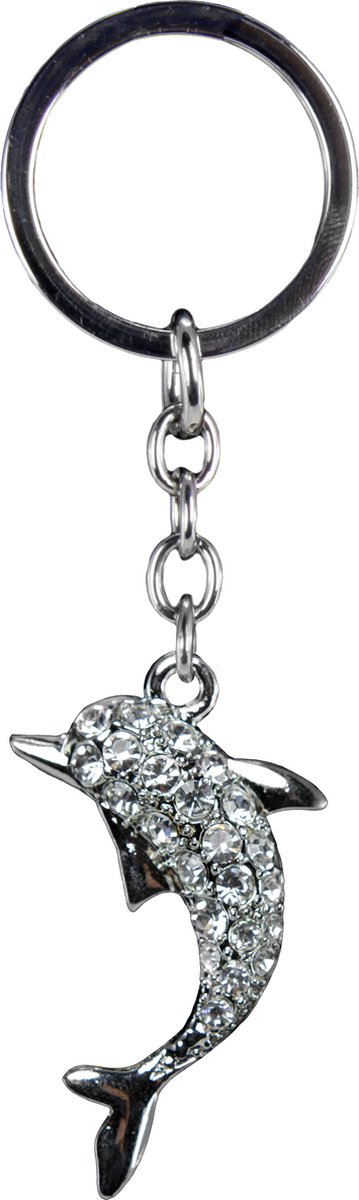 Sleutelhanger Dolfijn - Sparkling keychain Dolphin - Crystal keychain - sleutelhager met kristal