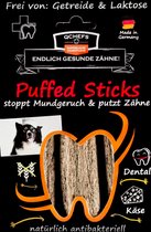QChefs Natural Dental Chew  Puffed Sticks - Hond - Snack - 72 gr