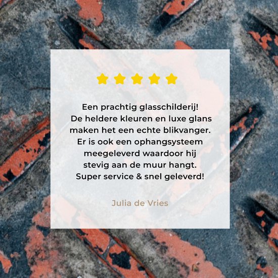 Peinture sur Verre - Fer - Plaques - Rouille - 40x80 cm - Peintures sur Verre Peintures - Photo sur Glas