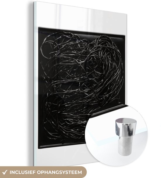 Peinture sur verre MuchoWow® - Cordes de réglisse - 60x80 cm - Peintures sur verre acrylique - Photo sur Glas