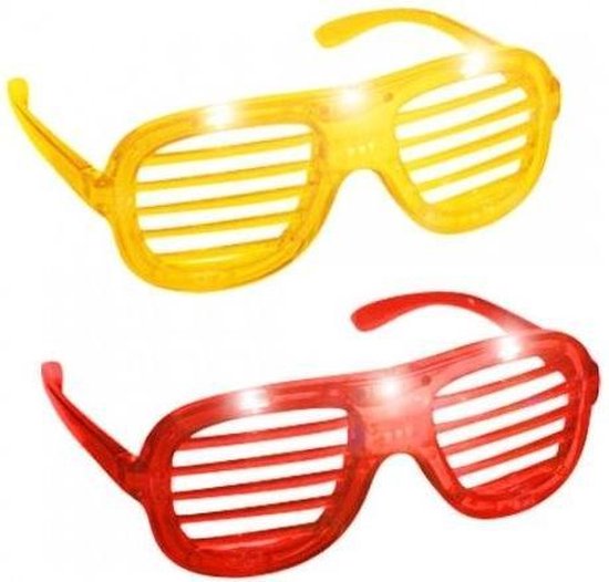 Shutter Shades Feestbrillen met verlichting