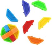 24 Stuks - Puzzel Bal - Gekleurde 3D Puzzel - uitdeelcadeautjes - Uitdeel - Traktatie voor kinderen - Jongens - Meisjes
