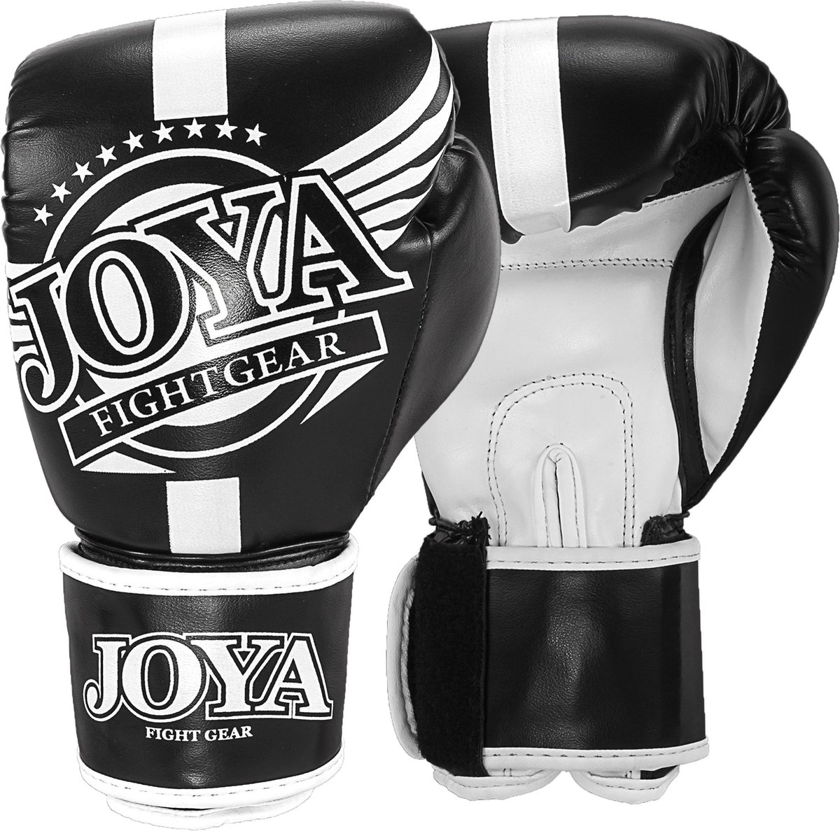 Joya Kickboxing Gloves Junior Vechtsporthandschoenen - Unisex - zwart/wit