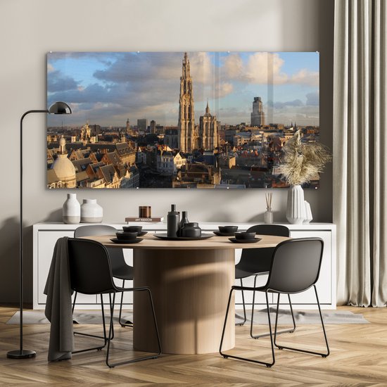 Peinture sur Verre - Architecture - Soleil - Anvers - 160x80 cm - Peintures sur Verre Peintures - Photo sur Glas