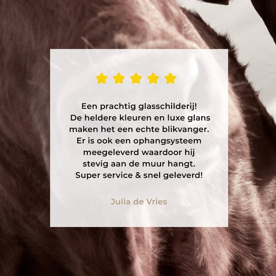 MuchoWow® Peinture sur verre 40x80 cm - Peinture sur verre acrylique - Tirage photo vaches sur un champ sépia - Photo sur verre - Peintures