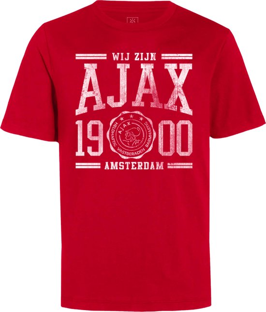 gevoeligheid Beter Catastrofaal Ajax T Shirt Junior - Maat 116 - Rood | bol.com