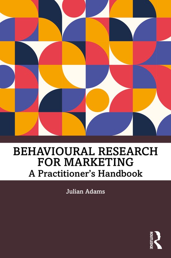 Behavioural Research for Marketing - cover