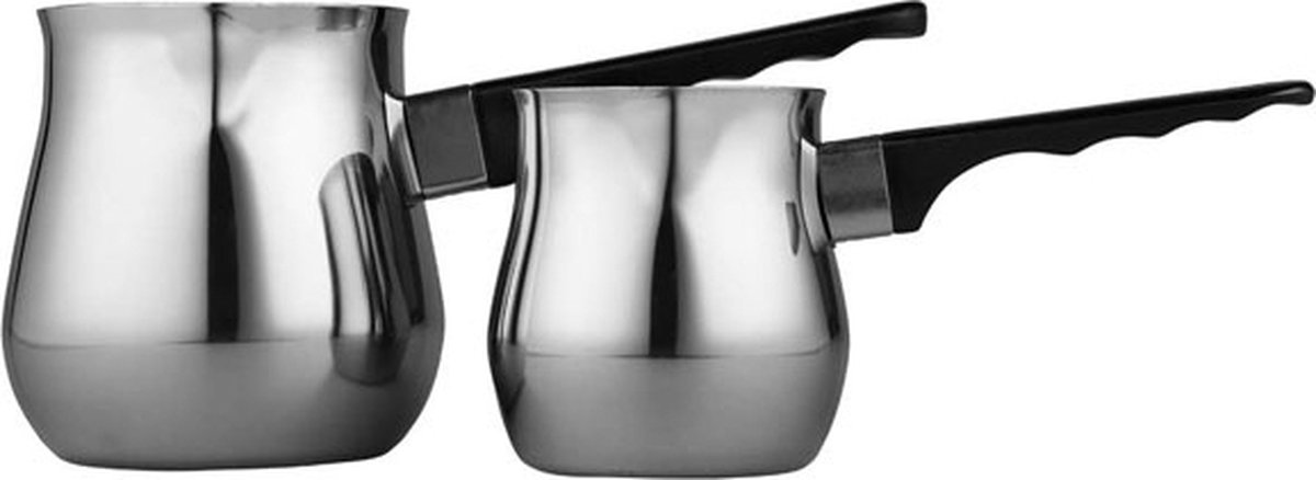 Bavary Dubbele Koffiepot - Roestvrij Staal