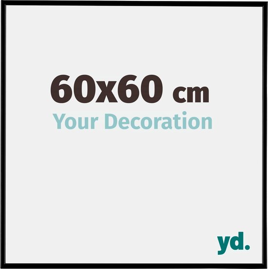 Cadre Photo Your Decoration Evry - 60x60cm - Zwart Mat