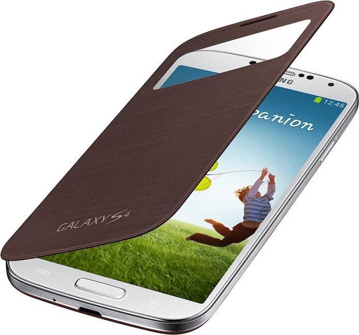 Samsung - Bruin originele S viewcover - Galaxy S4