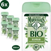 Le Petit Marseillais biologisch gecertificeerde douchegel - met bio olijfblad - pH-neutraal voor de huid - afbreekbare formule - 6 x 250 ml