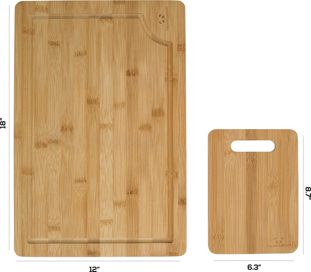 Planche à Découper XL En Noyer Américain WoodForChef - 61x46 Cm - Réversible Et Lourde