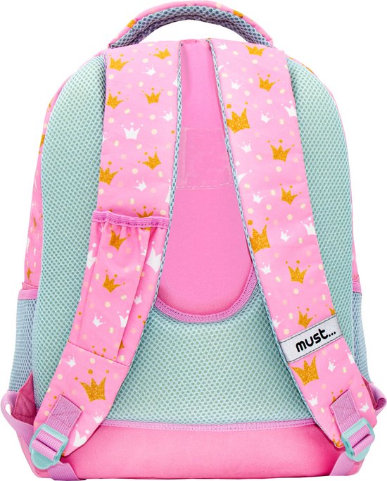 Julian Ross Rugzak voor de basisschool voor kinderen en jongeren, ergonomisch met gevoerde en versterkte rug, gevoerde schouderbanden, 3 vakken, binnenvoering, handgreep, 33 x 15 x 43 cm, Bear Fluffy