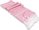 Strandlaken 100x180, Badlaken roze, Handdoek roze grote, Grote badlaken, XL Handdoek roze