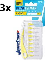 3x Jordan Ragers Interdentaal Brush L 0.7 mm - 10 stuks