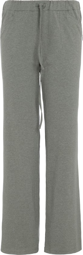 Knit Factory Lily Broek - Dames broek - Dames pantalon - Pantalon met steekzakken - Lange broek - Superzacht door 96% viscose en 4% elastaan - Elastisch - Wijde broek - Broek voor in de lente, zomer en Herfst - Urban Green - XL