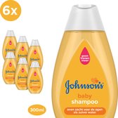 Johnson’s shampooing pour bébés, hypoallergénique, testé sous contrôle dermatologique et sans parabènes, pH idéal pour la peau délicate des bébés, pour des cheveux propres, doux et brillants, aussi doux que l’eau claire pour les yeux, 6 x 300 ml