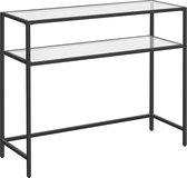 Dressoir - Sidetable - Console tafel - Bijzettafel - Wandtafel - Woonkamertafel - 100 x 80 x 35 cm - Zwart