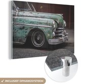 MuchoWow® Peinture sur Verre - Voiture - Vintage - Bumper - 180x120 cm - Peintures sur Verre Acrylique - Photo sur Glas