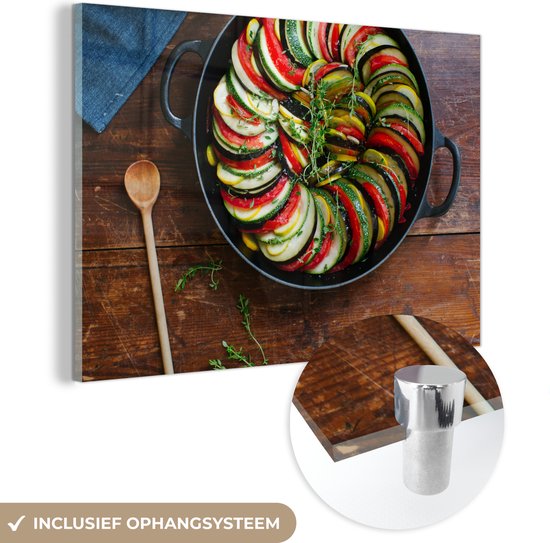 Peinture sur Verre - Plats - Légumes - Herbes - 30x20 cm - Peintures sur Verre Peintures - Photo sur Glas