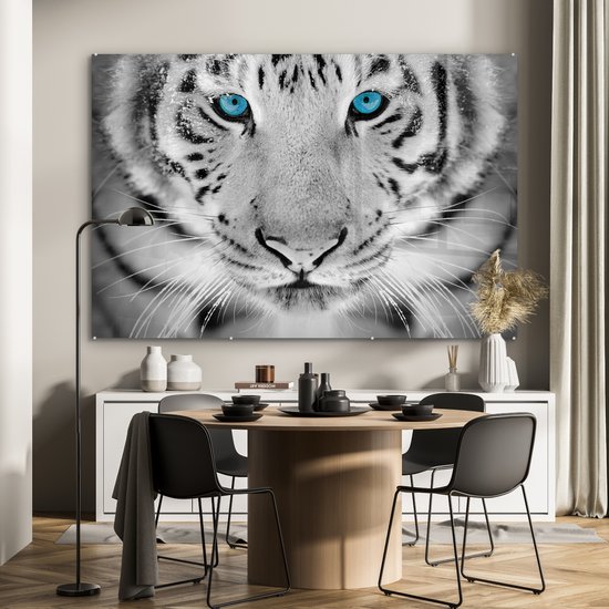 Peintures sur verre - Tigre - Tête - Nez - 180x120 cm - Peintures Plexiglas