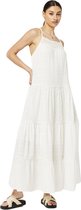 Robe longue caraco en dentelle Vintage Superdry Wit S Femme