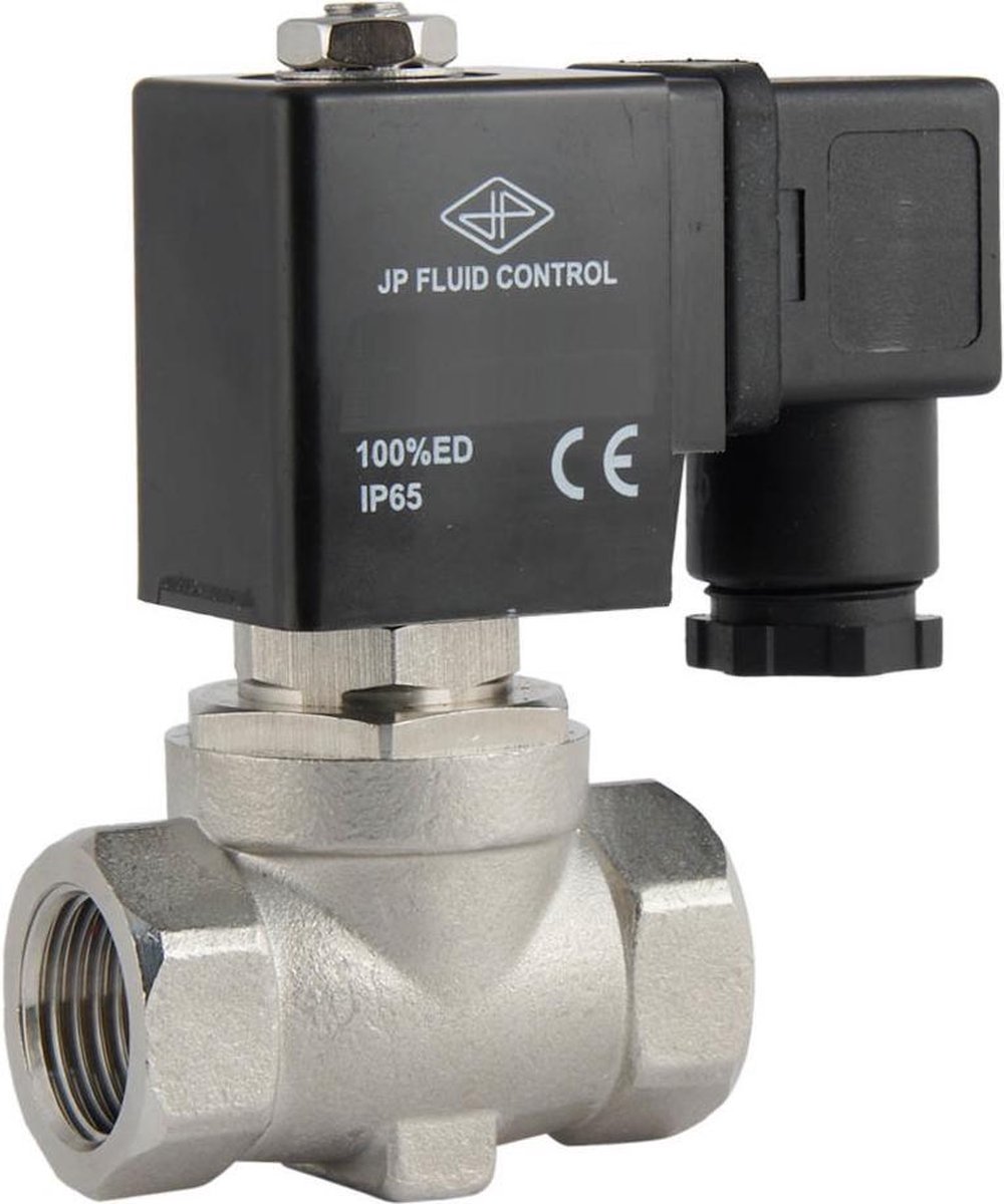 Magneetventiel ST-SA 1/2'' rvs EPDM 0-16bar 24V AC - ST-SA012S080E-024AC