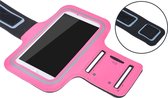 Sportarmband XL tot 6.5 inch scherm oa geschikt voor iPhone 6/6s/7/8 Samsung s7/s8/s9 Huawei p10 - Hot Pink