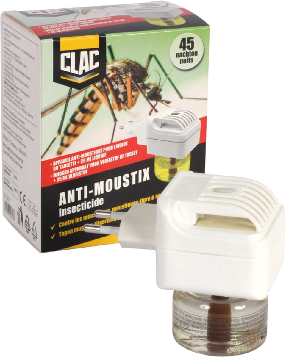 Clax Anti-Moustique Moustix - Appareil anti-moustiques avec