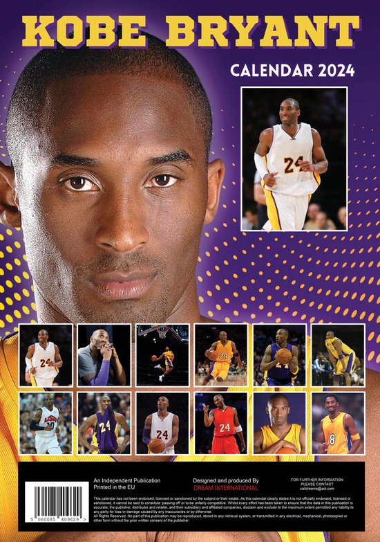 Kobe Bryant Kalender 2024 A3 bol