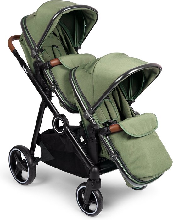 Baninni Voetenzak Voor Luiz Duo Kinderwagen Licht Groen van Baninni — afbeelding 3