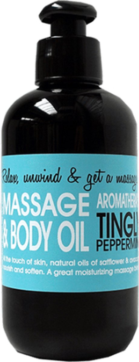 Goedkoopste Just No Nonsense - Massage en Body olie - Tingly Peppermint - 200ml