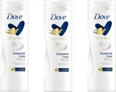 Dove Bodylotion Essential Care 3 x 400 ml