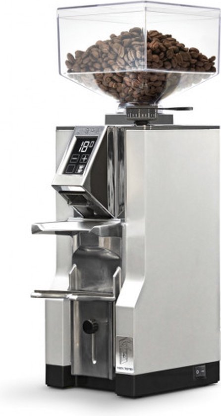 Chrome Eureka Mignon Libra grind-by-weight espresso grinder