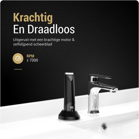 Bodygroomer Mannen - Shaver voor Schaamstreek & Lichaam - 100% Veilig - Body Trimmer Heren - Skinsafe