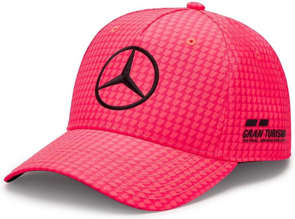 Mercedes-Amg Petronas Lewis Hamilton Driver Cap neon pink