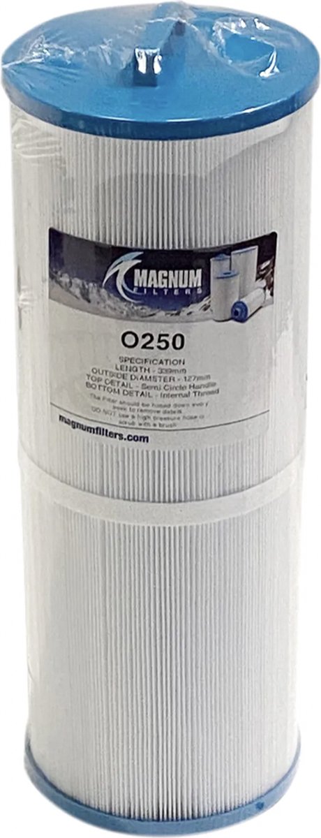 Magnum Spa Filter 6CH-949, SC757, O250 - Whirlpools - Uitstekende kwaliteit - Reemay filter - Lengte 33cm - Diameter 13cm