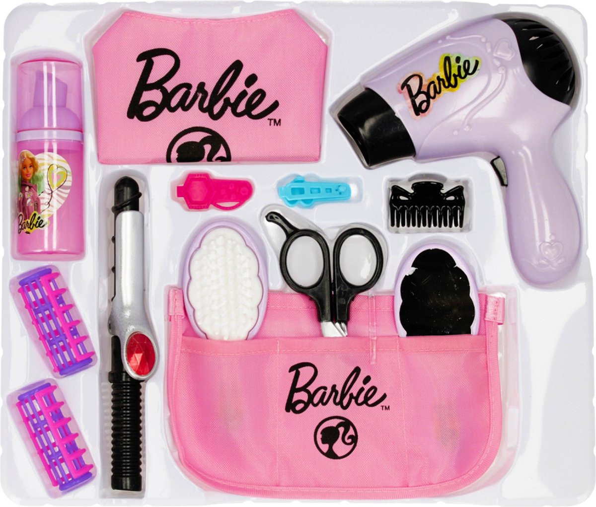 Barbie Salon de Coiffure et poupée Multicolores Mattel CMM 55 : :  Jeux et Jouets