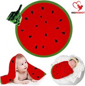 Grappige baby deken | Watermeloen | One Size | Inclusief muts | Baby kleding | Cadeau | Kado