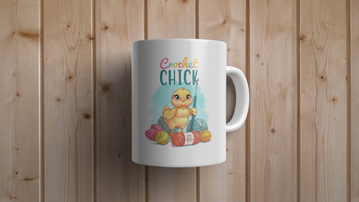 Crochet Chick - Mok - Mug - Must Have - Crochet Addict - Koffietas - Theetas - 11 oz - 330 ml
