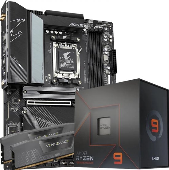  AMD Ryzen 9 7900X + GIGABYTE B650 AORUS ELITE AX