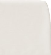 Cottonbaby hoeslaken - wieg - rekbare katoen - roomwit - 40x80 cm
