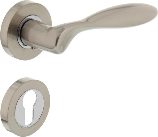 Intersteel Deurkruk - George 1695 op rozet PC - nikkel mat - 0019.169505