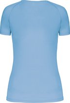 Damesportshirt 'Proact' met V-hals Sky Blue - L