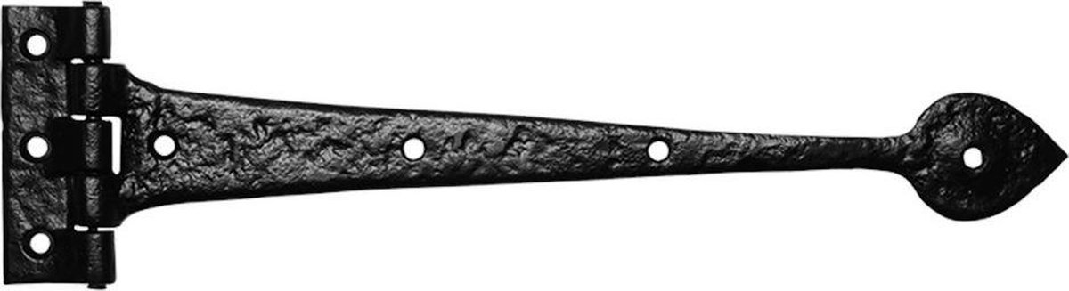 Heng - Smeedijzer zwart - Gietijzer - Kirkpatrick - KP0814 met 266x105 mm