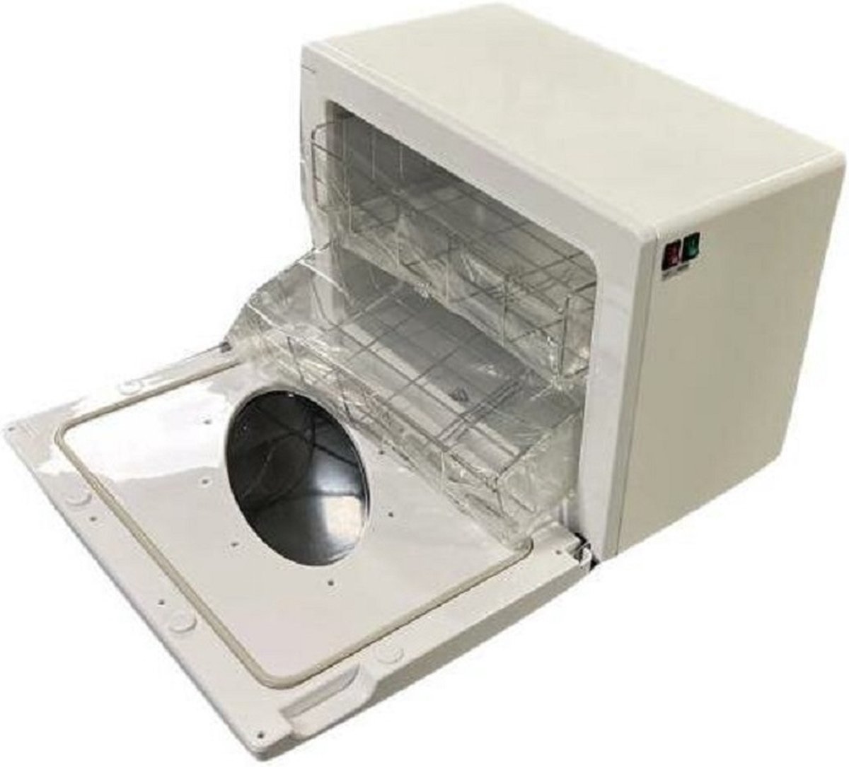 COSTWAY 18L Handdoekdroger Eimer, Dekenverwarmer met LED-weergave & automatische uitschakeling, draagbare elektrische handdoekdroger voor extra grote handdoeken, badjassen, dekens (Wit