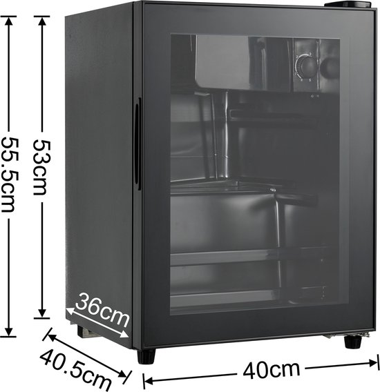 Mini réfrigérateur petit frigo-congélateur à boissons 50L classe