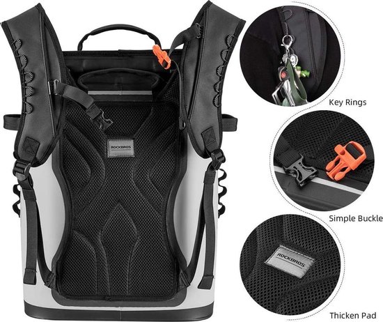 Cool Bag Waterproof Cooler - 17L Picnic Bag Insulated Cool Box - Lunch Bag for Outdoor Camping - Fishing Picnic Travel 48H Cooling Performance van Cool — afbeelding 5